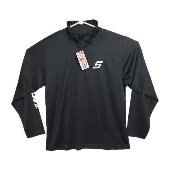 Snap-On Other - NWT Snap-on 1/4-Zip Sweatshirt Men's M Black Long Sleeves Logo Lightweight